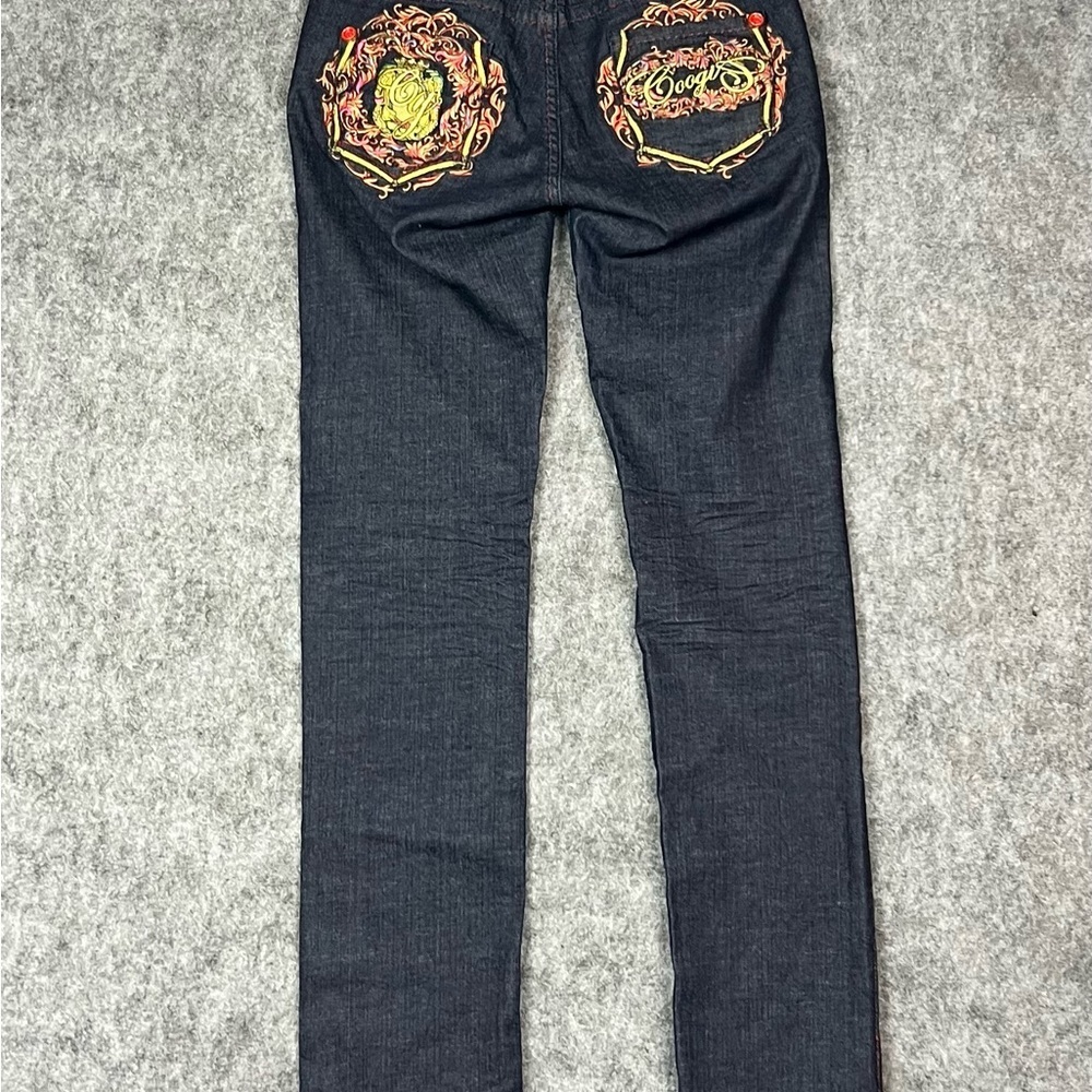 COOGI Jeans Women's Size 8 Embroidered Jeans - Black and Multicolor